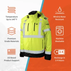 Gobi Heat Flash Heated Hi Vis Jacket - Men's -Kell Warm Shop 1070265 800 auto