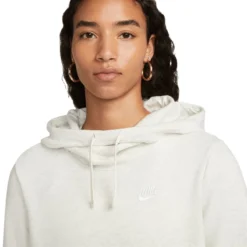 Nike Sportswear Club Fleece Funnel-Neck Hoodie - Women's -Kell Warm Shop 1102062 800 auto