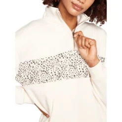 Volcom Stone Stacked Mock Neck Sweatshirt - Women's -Kell Warm Shop 1168966 800 auto