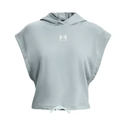 Under Armour Rival Terry Short Sleeve Hoodie - Women's -Kell Warm Shop 1282251 800 auto