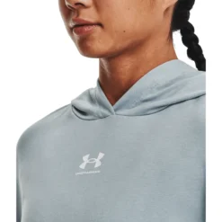 Under Armour Rival Terry Short Sleeve Hoodie - Women's -Kell Warm Shop 1282255 800 auto