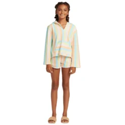 Roxy The Rainbow Climb Poncho Hoodie - Girls' -Kell Warm Shop 1285113 800 auto