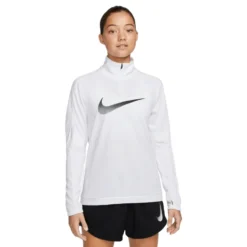 Nike 1/4-Zip Long-Sleeve Running Mid Layer Top - Women's -Kell Warm Shop 1309570 800 auto