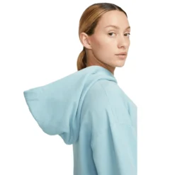 Nike Luxe Cropped Fleece Hoodie - Women's -Kell Warm Shop 1348085 800 auto