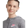 Nike Full-Zip Jersey Hoodie - Girls'