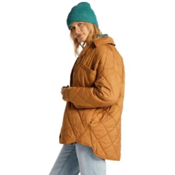 Billabong Transport Shacket Snap Front Overshirt - Women's -Kell Warm Shop 1400765 800 auto