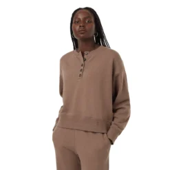 Tentree Treeterry Henley Crew - Women's -Kell Warm Shop 1400783 800 auto