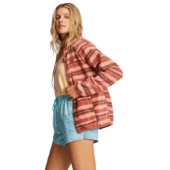 Billabong Boundary Zip-up Mock Neck Fleece - Women's