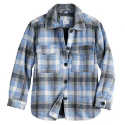 Hurley Plaid Shacket - Women's