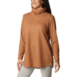 Columbia Holly Hideaway Waffle Cowl Neck Pullover - Women's