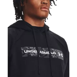 Under Armour UA Rival Fleece Camo Chest Stripe Hoodie - Men's