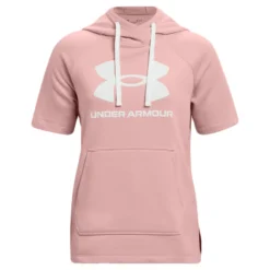 Under Armour Rival Fleece Short Sleeve Hoodie - Women's -Kell Warm Shop 992166 800 auto
